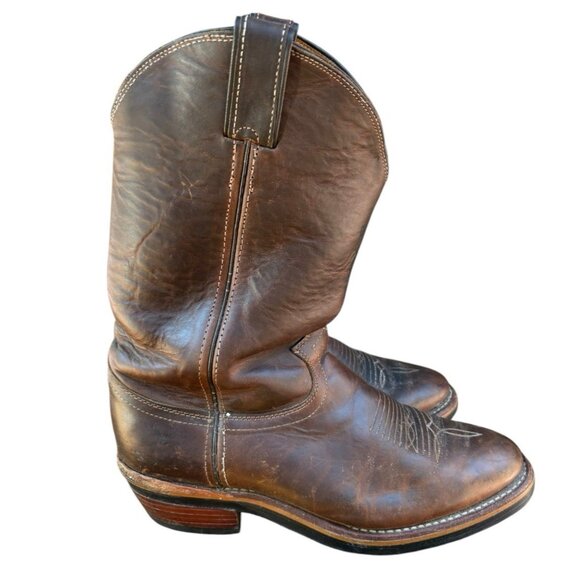 CHIPPEWA 29300 SORONTO BAY APACHE LEATHER WESTERN COWBOY BOOTS MENS 9.5 EE - Picture 2 of 9